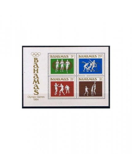 Bahamas Block 42 ** Olympische Sommerspiele, Los Angeles