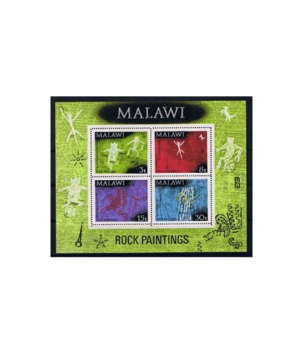 Malawi Block 27 ** Felszeichnungen