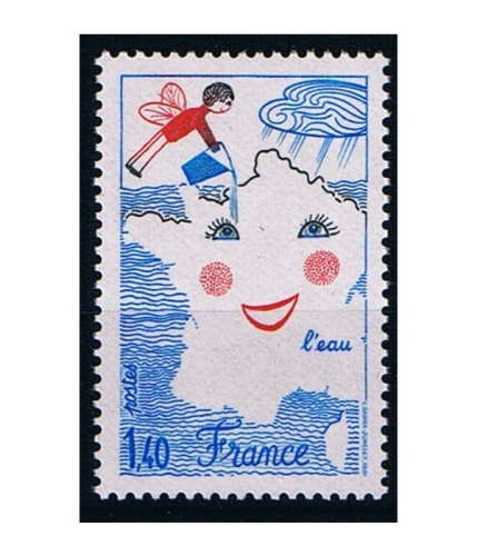 Frankreich 2250 ** Kindermalwettbewerb