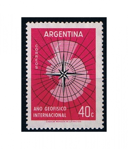 Argentinien 684 ** Internationales Geophysikalisches Jahr