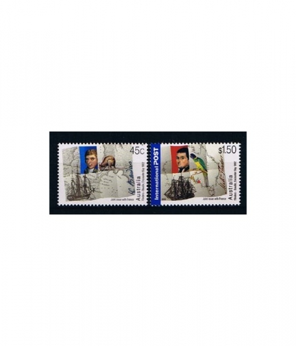 Australien 2131/32 ** 200. Jahrestag der Entdeckungsreisen von Nicolas Bauden