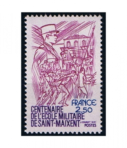 Frankreich 2261 ** 100 Jahre Militärschule von Saint-Maixent