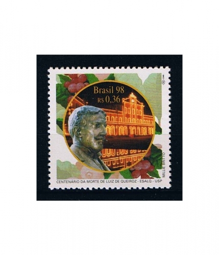 Brasilien 2878 ** 100. Todestag von Luis Vicente de Souza Queiroz