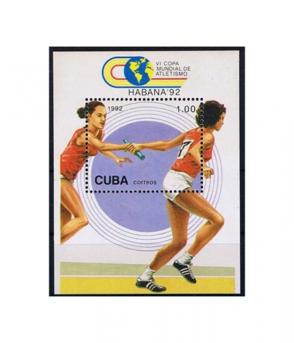 Kuba Block 130 ** Leichtathletik-Weltmeisterschaften