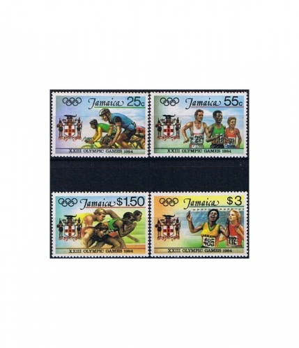 Jamaika 585/88 ** Olympische Sommerspiele in Los Angeles