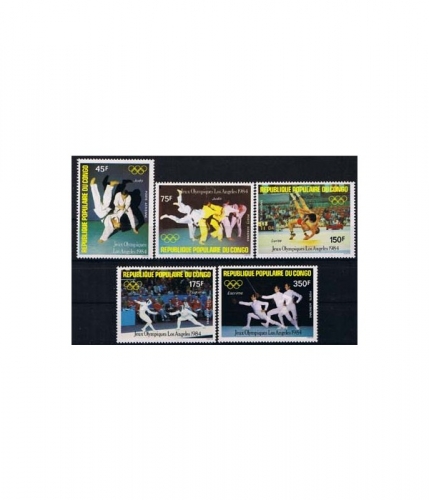 Kongo (Brazza.) 946/50 ** Olympische Sommerspiele