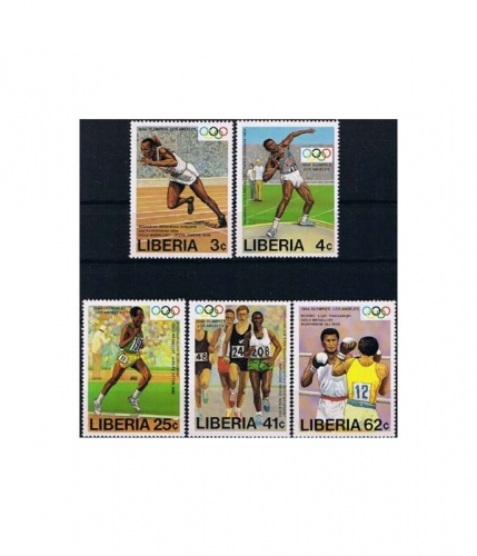 Liberia 1305/09 ** Olympische Sommerspiele Los Angeles