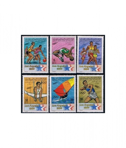 Libyen 1162/67 A ** Olympische Sommerspiele 1984