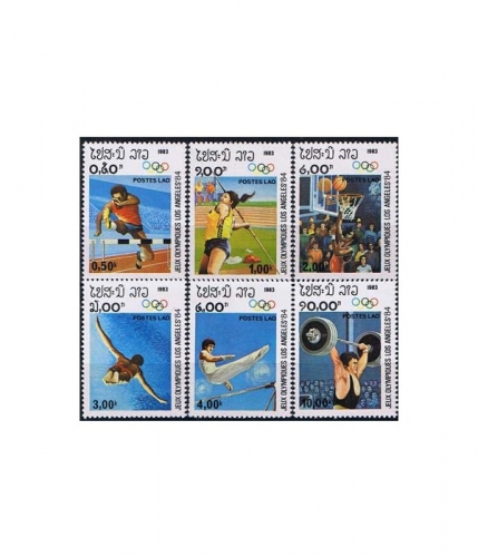 Laos 618/23 ** Olympische Sommerspiele 1984