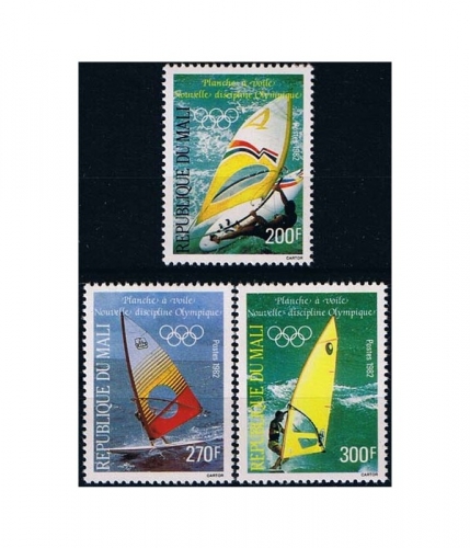 Mali 941/43 ** Windsurfen: Neue olympische Disziplin