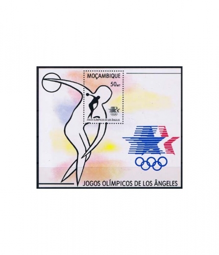 Mocambique Block 15 ** Olympische Sommerspiele 1984