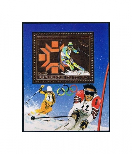 Tschad Block 161 A ** Olympische Winterspiele 1984