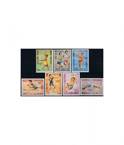 Vietnam 1344/50 ** Olympische Sommerspiele 1984
