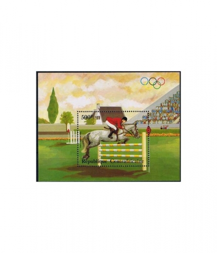 Zentralafrika Block 246 ** Olympische Sommerspiele 1984