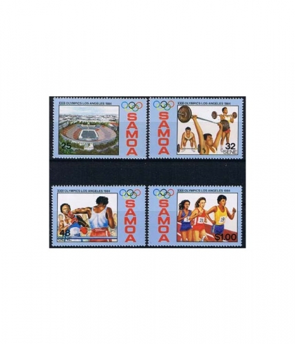 Samoa 545/48 ** Olympische Sommerspiele in Los Angeles