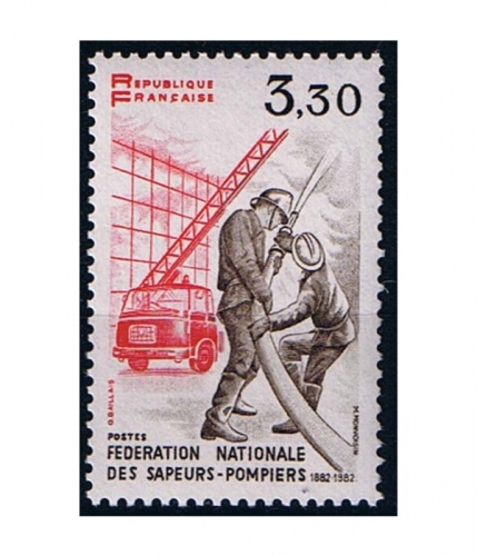Frankreich 2352 ** 100 Jahre Nationale Feuerwehr-Vereinigung