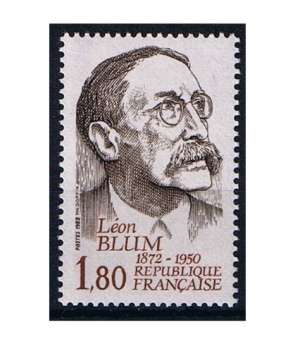 Frankreich 2373 ** 110. Geburtstag von Léon Blum