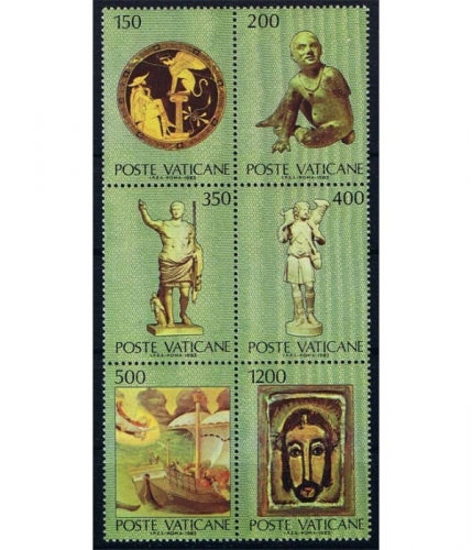 Vatikan 836/41 ** Ausstellung vatikanischer Kunstwerke