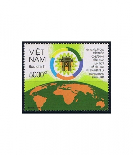 Vietnam 2881 ** 7. Gipfelkonferenz der Organisation französischsprachig. Staaten