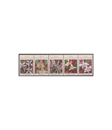 Weihnachts-Inseln 397/401 ** Orchideen