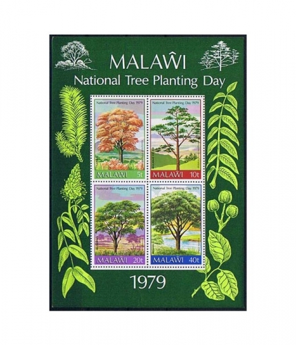 Malawi Block 54 ** Nationaler Tag der Baumanpflanzung