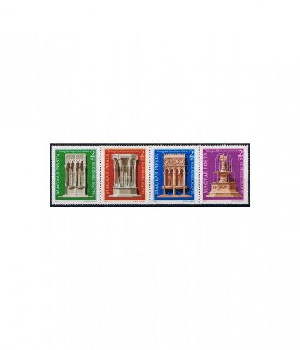Ungarn 3060/63 A ** Europäisches Denkmalschutzjahr 1975