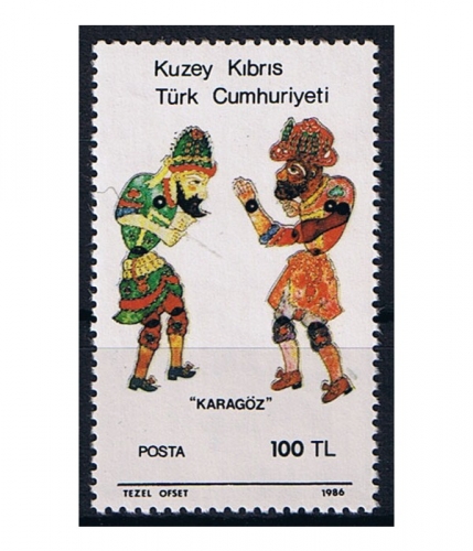 Zypern türk. 183 ** Volkskunst: Das Karagoz-Schattenspiel