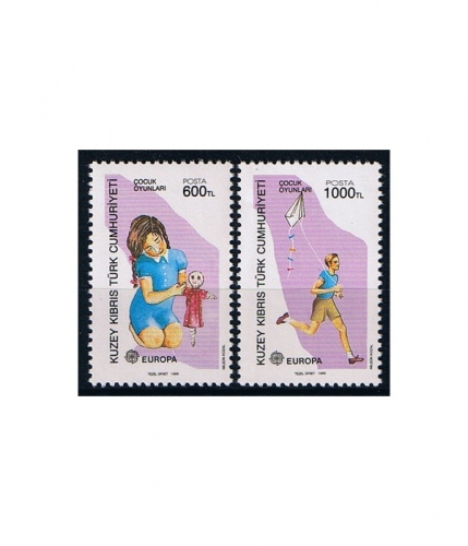 Zypern türk. 249/50 ** Europa: Kinderspiele