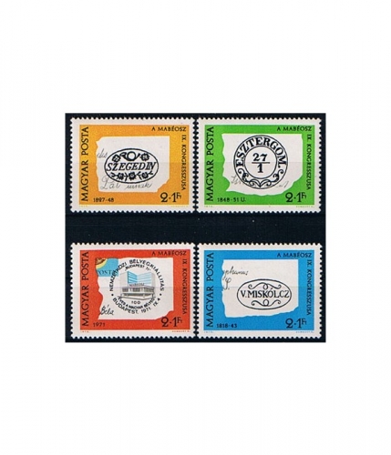 Ungarn 2760/63 A ** Tag der Briefmarke