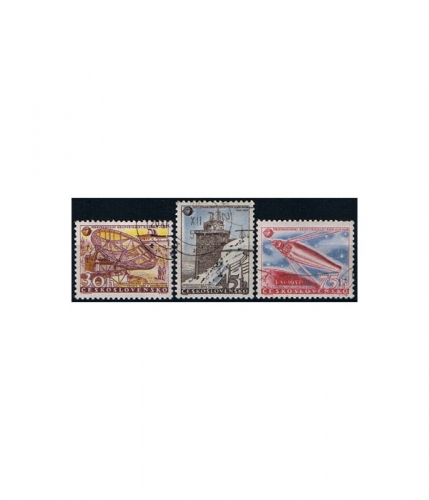 Tschechoslowakei 1055/57 O Internationales Geophysikalisches Jahr 1957/58