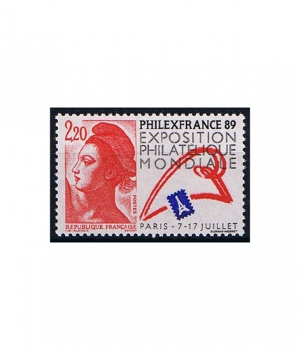 Frankreich 2661 ** Internationale Briefmarkenausstellung PHILEXFRANCE 89