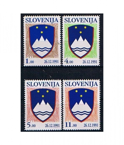 Slowenien 2/5 I ** Freimarken: Staatswappen