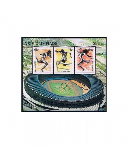 San Marino Block 11 ** Olympische Sommerspiele in Seoul