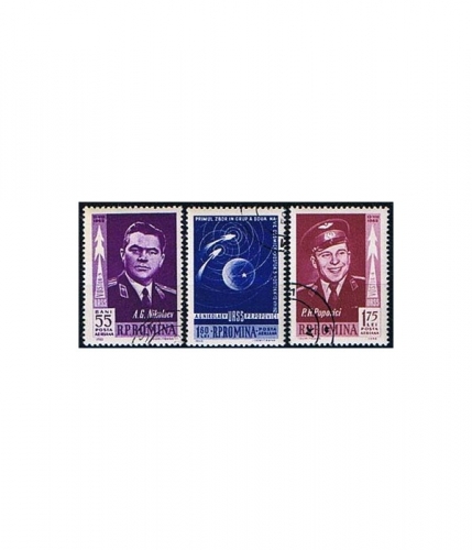 Rumänien 2096/98 O Gruppenflug der Raumschiffe "Wostok 3" und "Wostok 4"