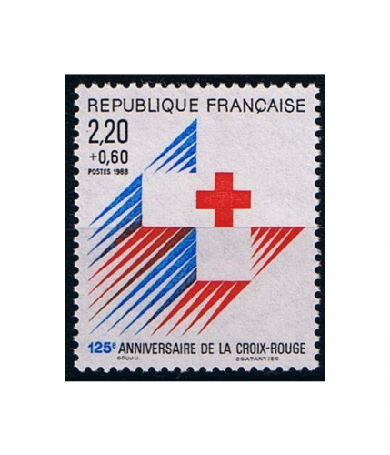 Frankreich 2692 ** 125 Jahre Internationales Rotes Kreuz