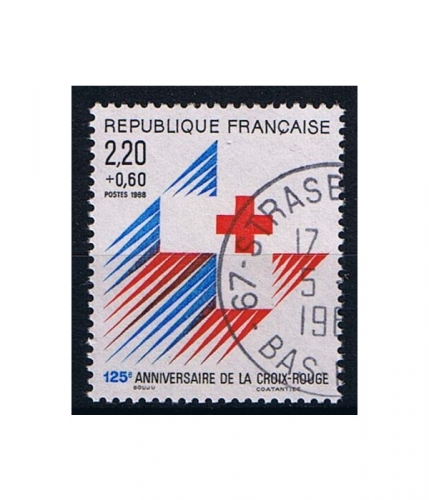 Frankreich 2692 O 126 Jahre Internationales Rotes Kreuz