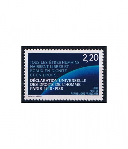 Frankreich 2695 ** 40. Jahrestag der Allgemeinen Erklärung der Menschenrechte