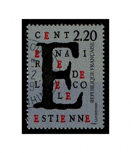 Frankreich 2699 O 100 Jahre Ecole Estienne für Grafik und angewandte Kunst