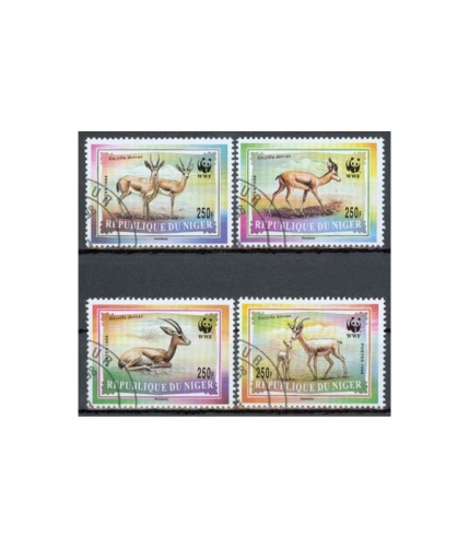 Niger 1460/63 O Weltweiter Naturschutz: Dorkasgazelle
