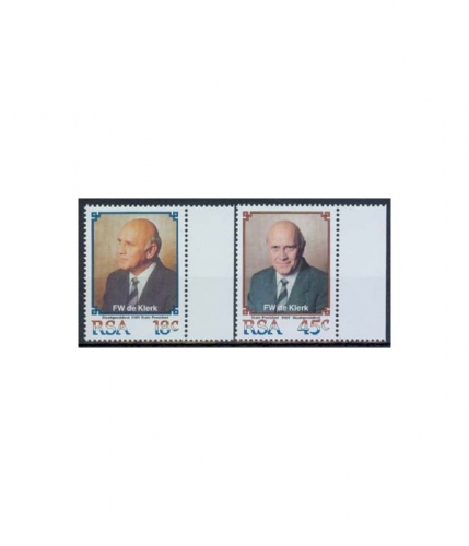 Südafrika 783/84 ** Amtseinführung von Staatspräsident Frederik Willem de Klerk