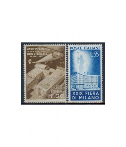 Italien 830/31 ** 29. Mailänder Messe