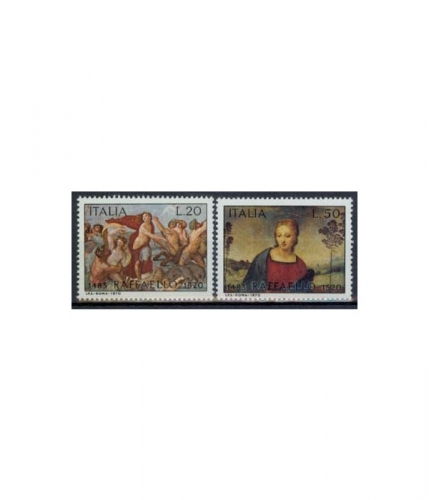 Italien 1305/06 ** 450. Todestag von Raffaele Santi