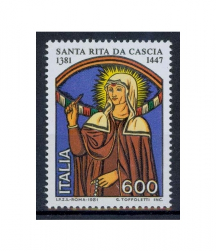 Italien 1750 ** 600. Geburtstag der hl. Rita von Cascia
