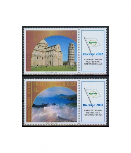 Italien 2860/61 ** UNESCO-Welterbe in Italien