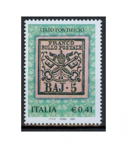 Italien 2873 ** 150. Jahrestag der ersten Markenausgabe des Kirchenstaates