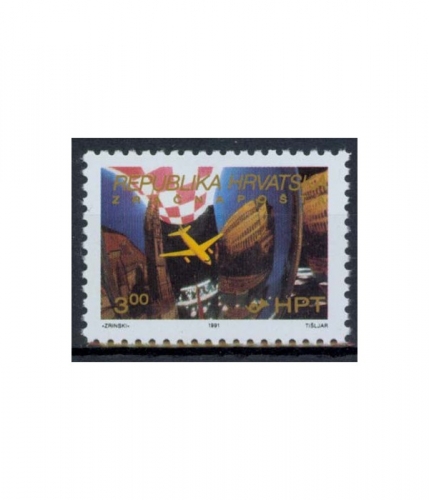 Kroatien 181 ** Flugpost Zagreb - Pula