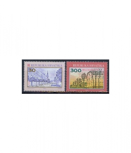 Kroatien 198/99 ** Freimarken: Kroatische Städte
