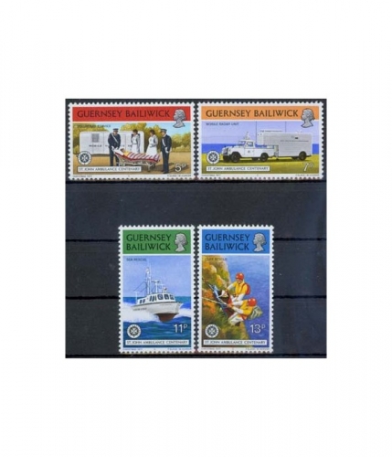 Guernsey 153/56 ** 100 Jahre Krankenpflege des Johanniterordens