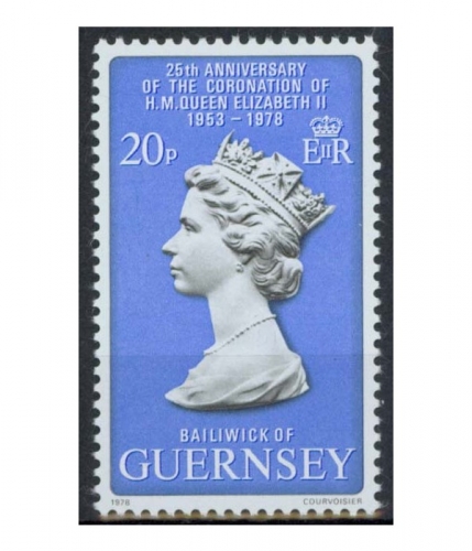Guernsey 163 ** 25. Jahrestag der Krönung von Königin Elisabeth II.