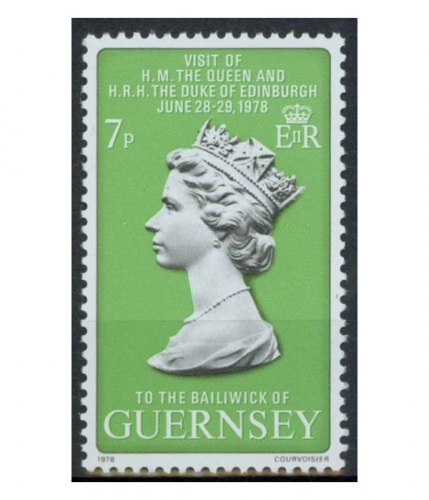 Guernsey 164 ** Besuch von Königin Elisabeth II. und dem Herzog